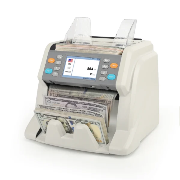 ماكينة عد النقود وكشف التزوير والاجمالي UV Power U-P500