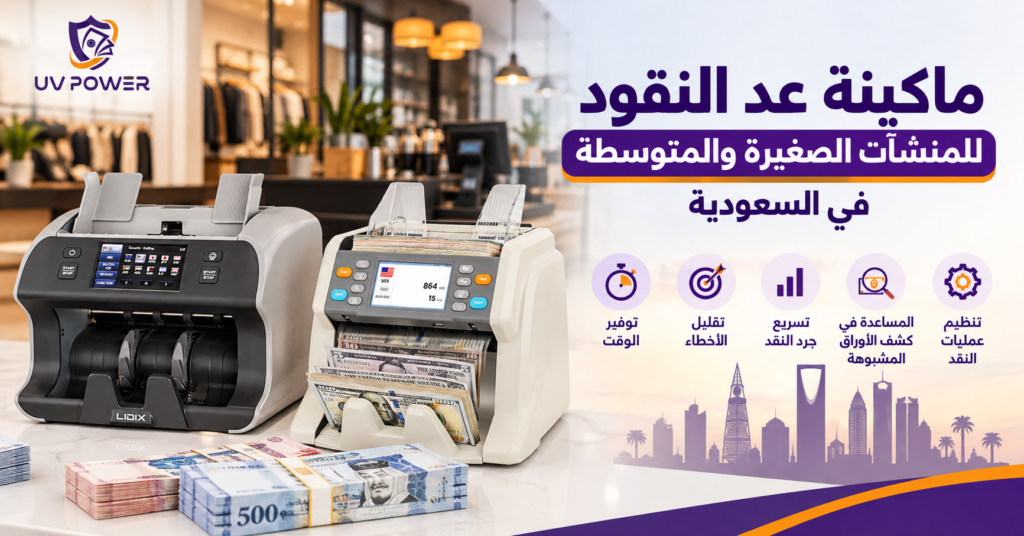 ماكينة عد النقود للمنشآت الصغيرة والمتوسطة في السعودية