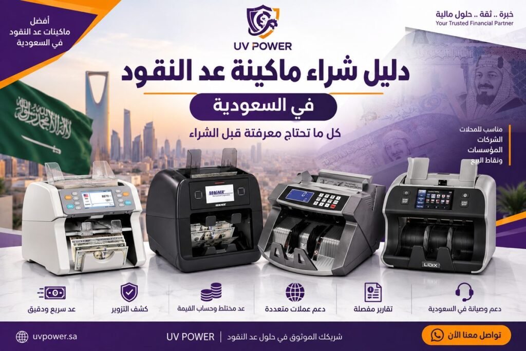 دليل شراء ماكينة عد النقود في السعودية