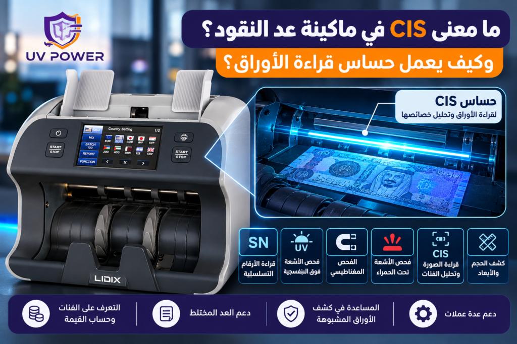 حساس CIS في ماكينة عد النقود