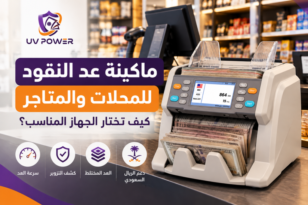 ماكينة عد النقود للمحلات والمتاجر
